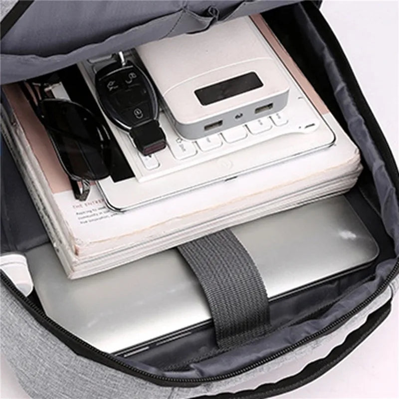 Men Women Laptop Backpack Student School Bag High Business Rucksack Male Travel