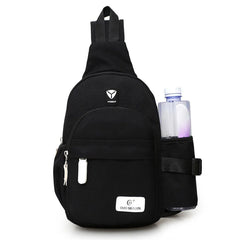 Men Women Nylon Shoulder Bag for Travel Hiking