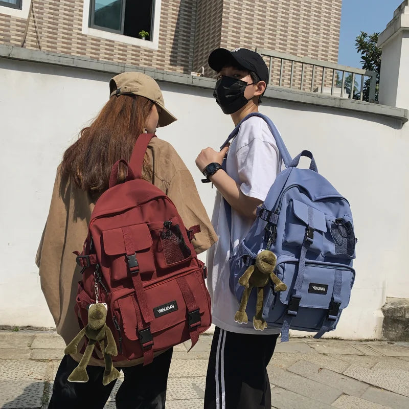 Anti Theft Rucksack Casual Lady Travel Backpack Nylon Bagpack