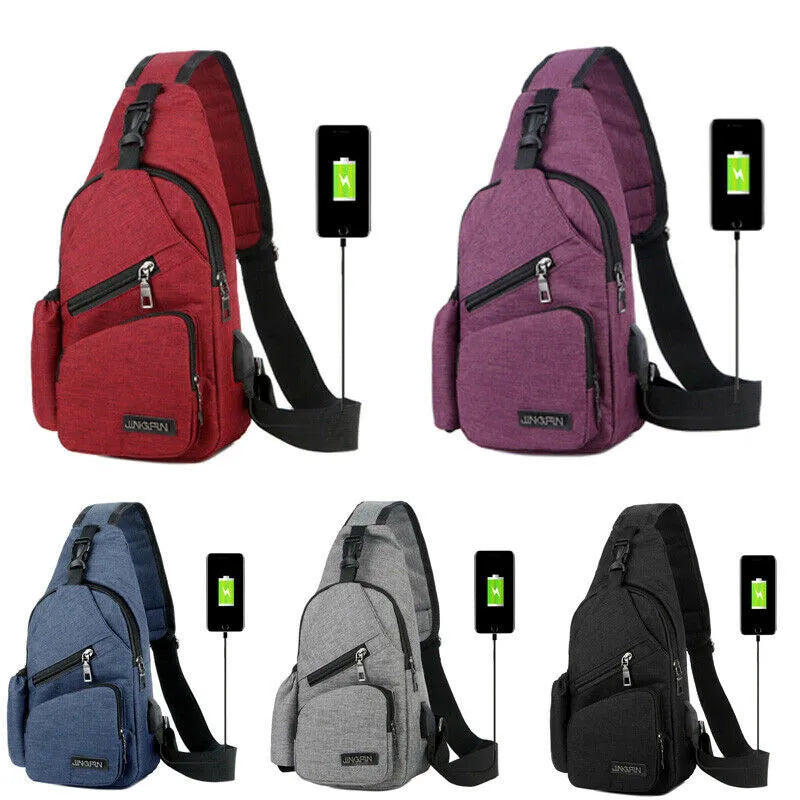 Unisex Sling Bag Crossbody Chest Cycle Travel