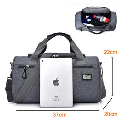 Men Women Travel Sport Bags Handbags Light Luggage Business Cylinder Handbag