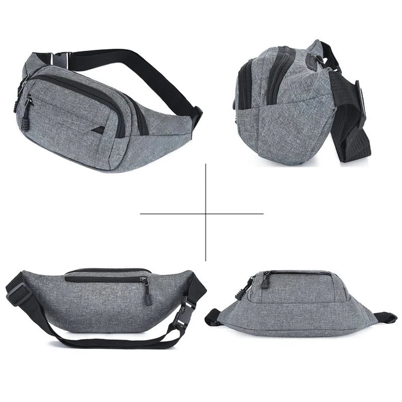 Waterproof Waist Bag Men Women Fanny Pack Crossbody Handbag Banano Banana