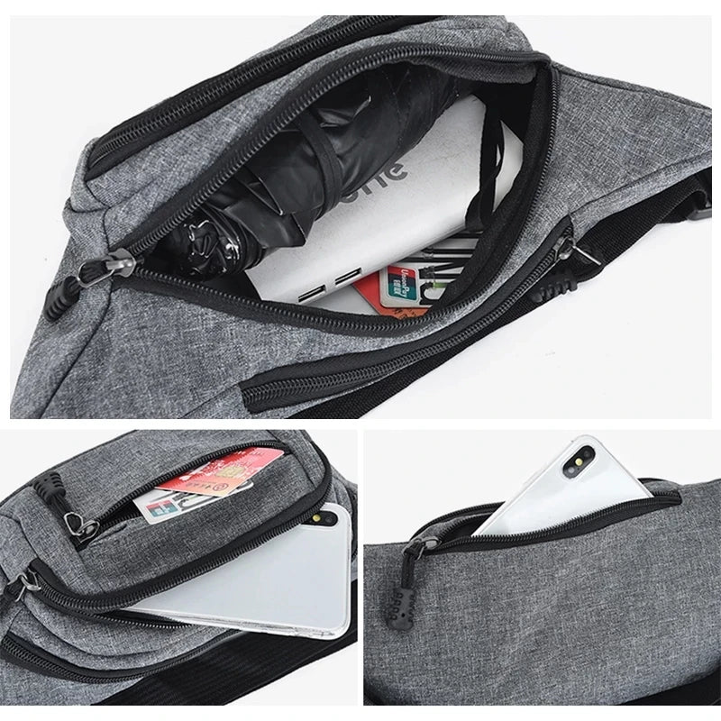 Waterproof Waist Bag Men Women Fanny Pack Crossbody Handbag Banano Banana