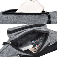 Men Women Waist Bag pack Purse Casual Large Phone Belt Bag Pouch