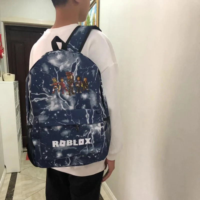 Men Women Lightning Backpack Leisure Female Sports Backpack