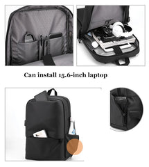 Men Business Waterproof Laptop Backpack