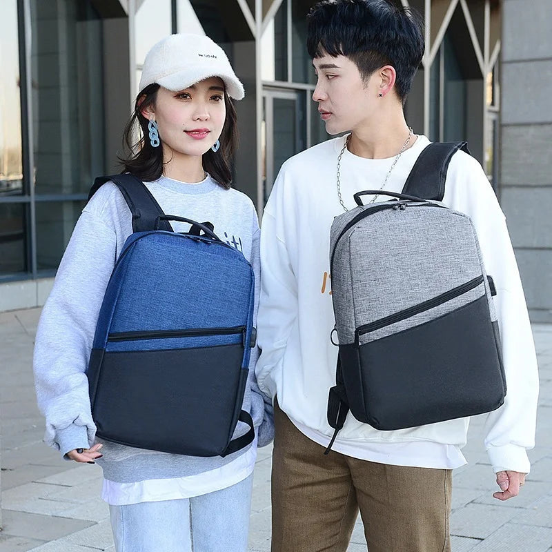 Men's 15.6-Inch Laptop Business Backpack Set