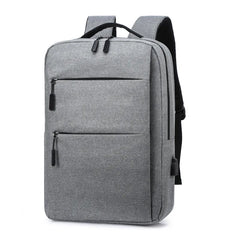 Men's Business Backpack USB Charge Laptop Backpack Waterproof Travel