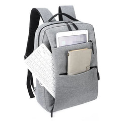 Men's Business Backpack USB Charge Laptop Backpack Waterproof Travel