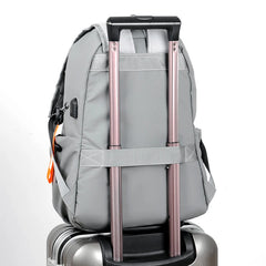 Men's Lightweight Laptop Bag USB Business Travel Backpack