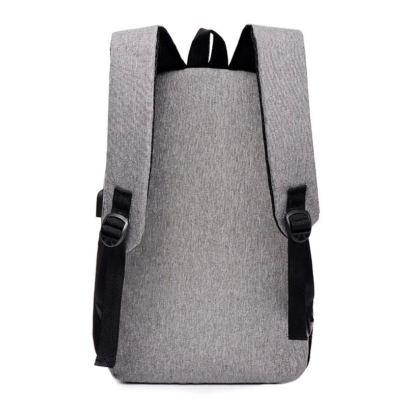 Men's Backpack School Business Laptop USB Charging Bagpack