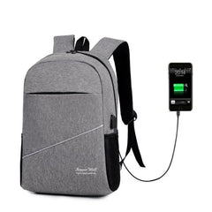 Men's Backpack School Business Laptop USB Charging Bagpack