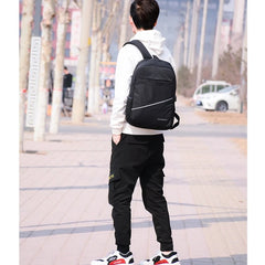 Men's Backpack School Business Laptop USB Charging Bagpack