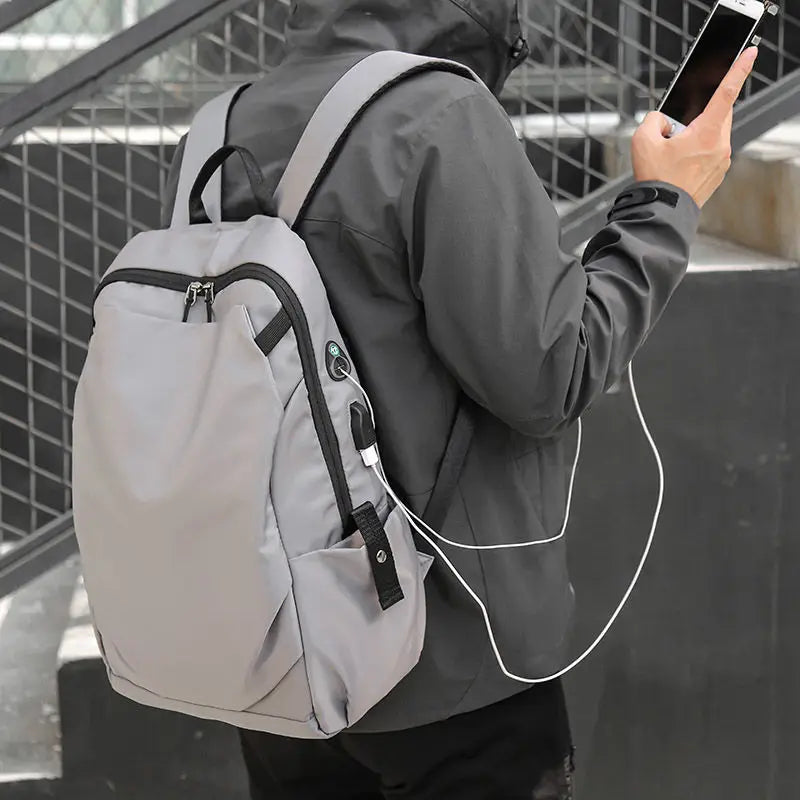Waterproof Laptop Backpack w/ USB Port