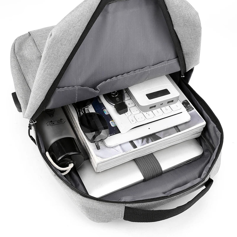 Men's Backpack Multifunctional Waterproof Business Bags Portable Casual Rucksack