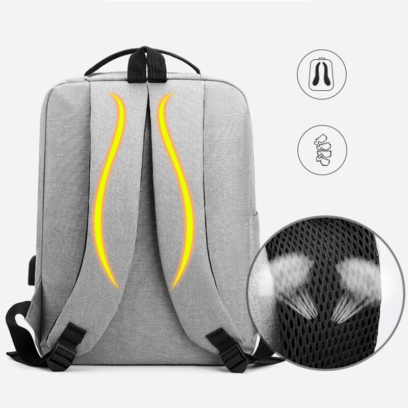 Men's Backpack Multifunctional Waterproof Business Bags Portable Casual Rucksack