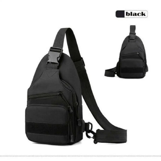 Men's Tactical Chest Pack Shoulder Bag Hiking Travel Crossbody Bag