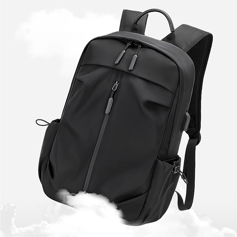 Men's USB Business Backpack Waterproof Laptop Rucksack