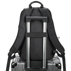 Men's USB Business Backpack Waterproof Laptop Rucksack