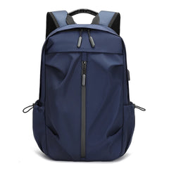 Men's USB Business Backpack Waterproof Laptop Rucksack