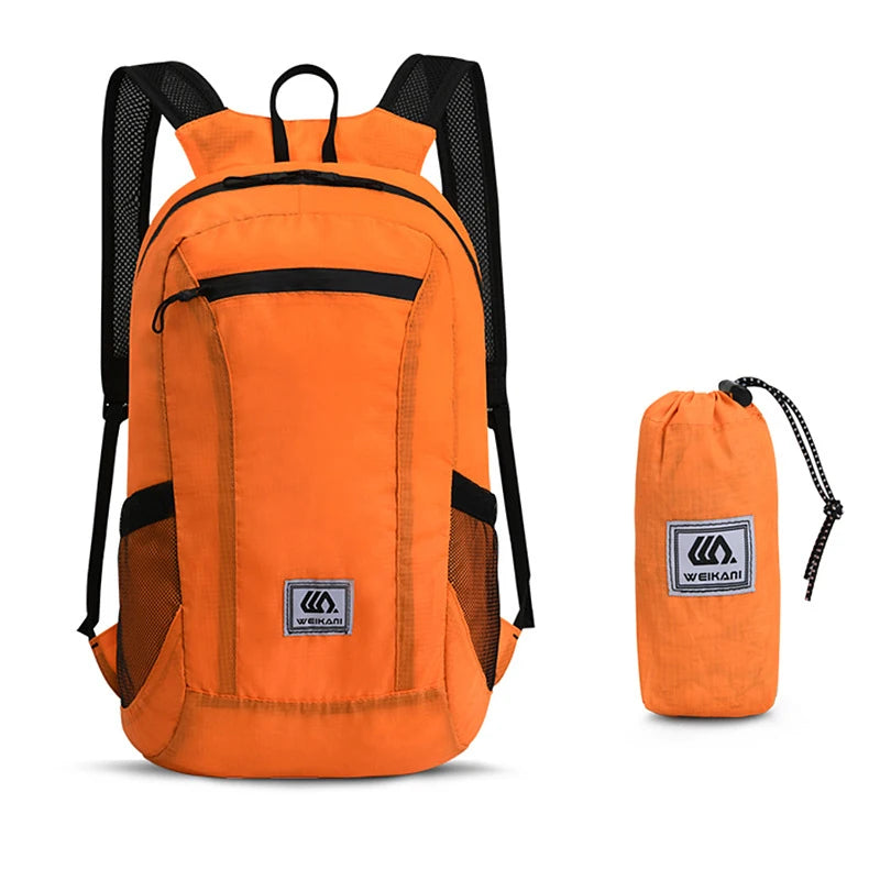 Waterproof Foldable Backpack Portable Travel Rucksack