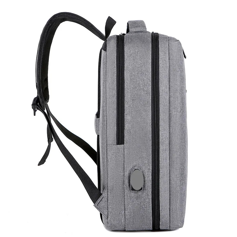 Men's USB Charging Backpack Waterproof Rucksack