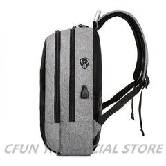 Men's 15.6 Inch Laptop Backpack USB Charging Large School Travel Daypack