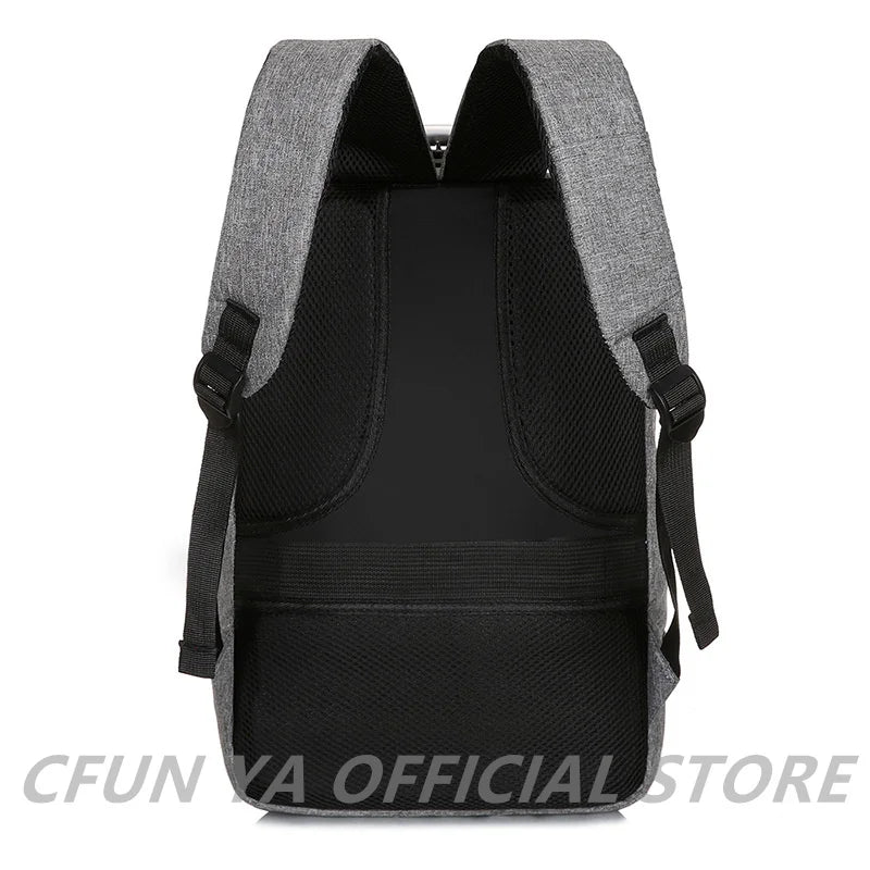 Men's 15.6 Inch Laptop Backpack USB Charging Large School Travel Daypack