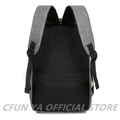Men's 15.6 Inch Laptop Backpack USB Charging Large School Travel Daypack