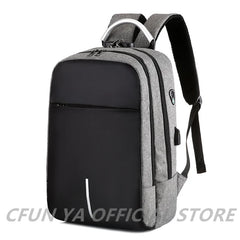 Men's 15.6 Inch Laptop Backpack USB Charging Large School Travel Daypack