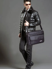 Men's Briefcase 15.6 Laptop Bag Large Capacity Business Shoulder Messenger