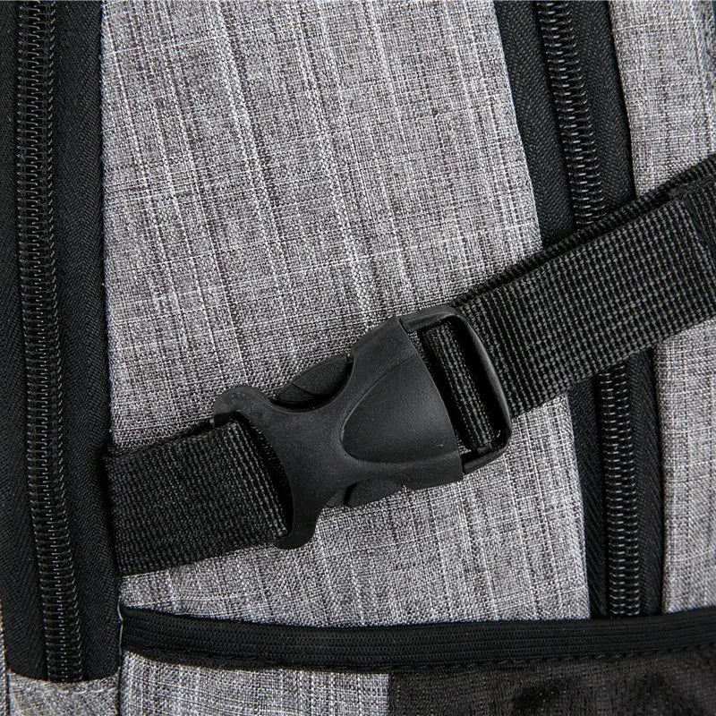 Men's Business Backpack Large-capacity Gray Waterproof Backpack