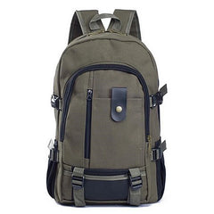 Men's Canvas Backpack Large-capacity Schoolbag Casual Travel Sport Bag