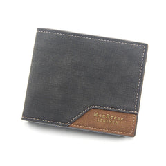 Men's Vintage Leather Wallet Small Purses Short Money Bag