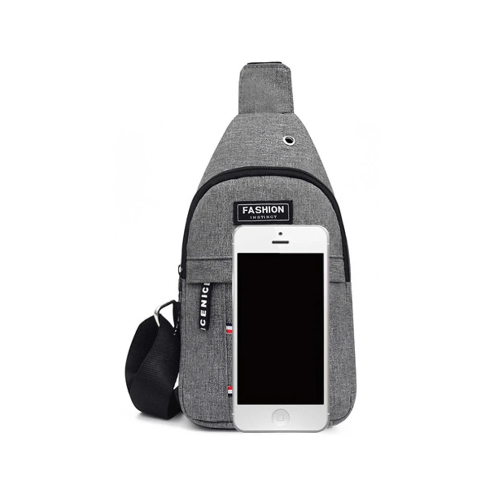 Men's Outdoor Chest Bag for Cycling and Travel