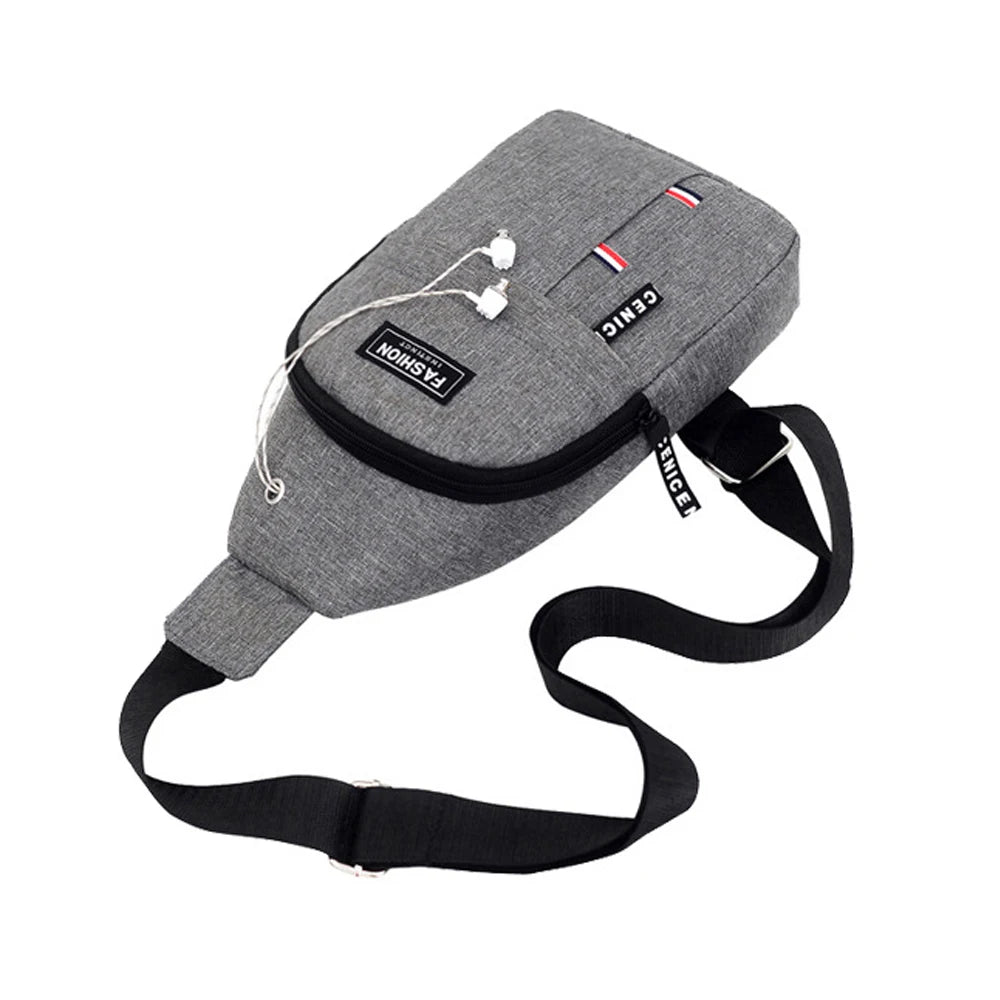 Men's Outdoor Chest Bag for Cycling and Travel