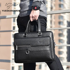 Men's Large-Capacity Business Handbag Briefcase Sling Bag
