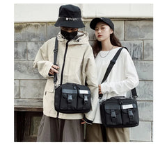 Men's Nylon Crossbody Bag Multifunctional Male Shoulder Messenger Bags