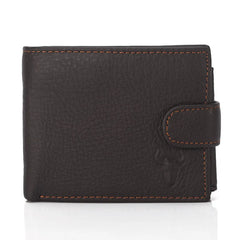 Men's RFID Leather Wallet Large Capacity Mony Bag