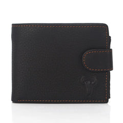 Men's RFID Leather Wallet Large Capacity Mony Bag