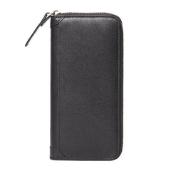 Men's Leather Wallet Clutch Cash Cards Case Purse