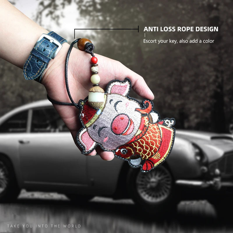 Men's Key Wallet Smart Key Holder Pouch Housekeeper Key Case Bag