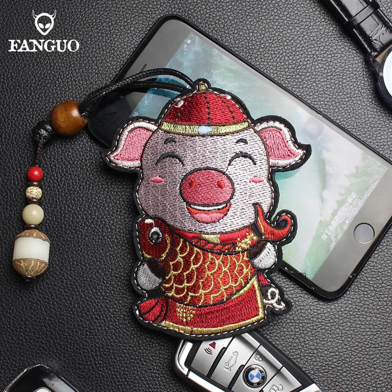 Men's Key Wallet Smart Key Holder Pouch Housekeeper Key Case Bag