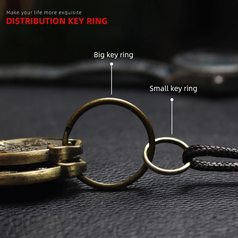 Men's Key Wallet Smart Key Holder Pouch Housekeeper Key Case Bag