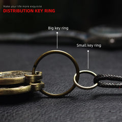 Men's Key Wallet Smart Key Holder Pouch Housekeeper Key Case Bag