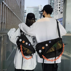Men's Messenger Bag Waterproof Shoulder Bags Camouflage Unisex Schoolbag