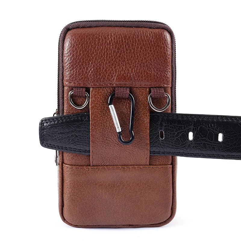 Men's Retro Leather Messenger Bag
