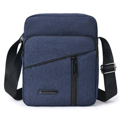 Men's Business Messenger Bag Single Shoulder Zipper Satchel Purse