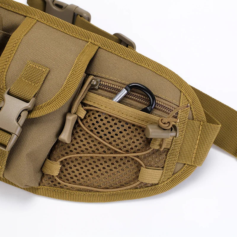 Men's Military Shoulder Bag Waterproof Camouflage Chest Pocket