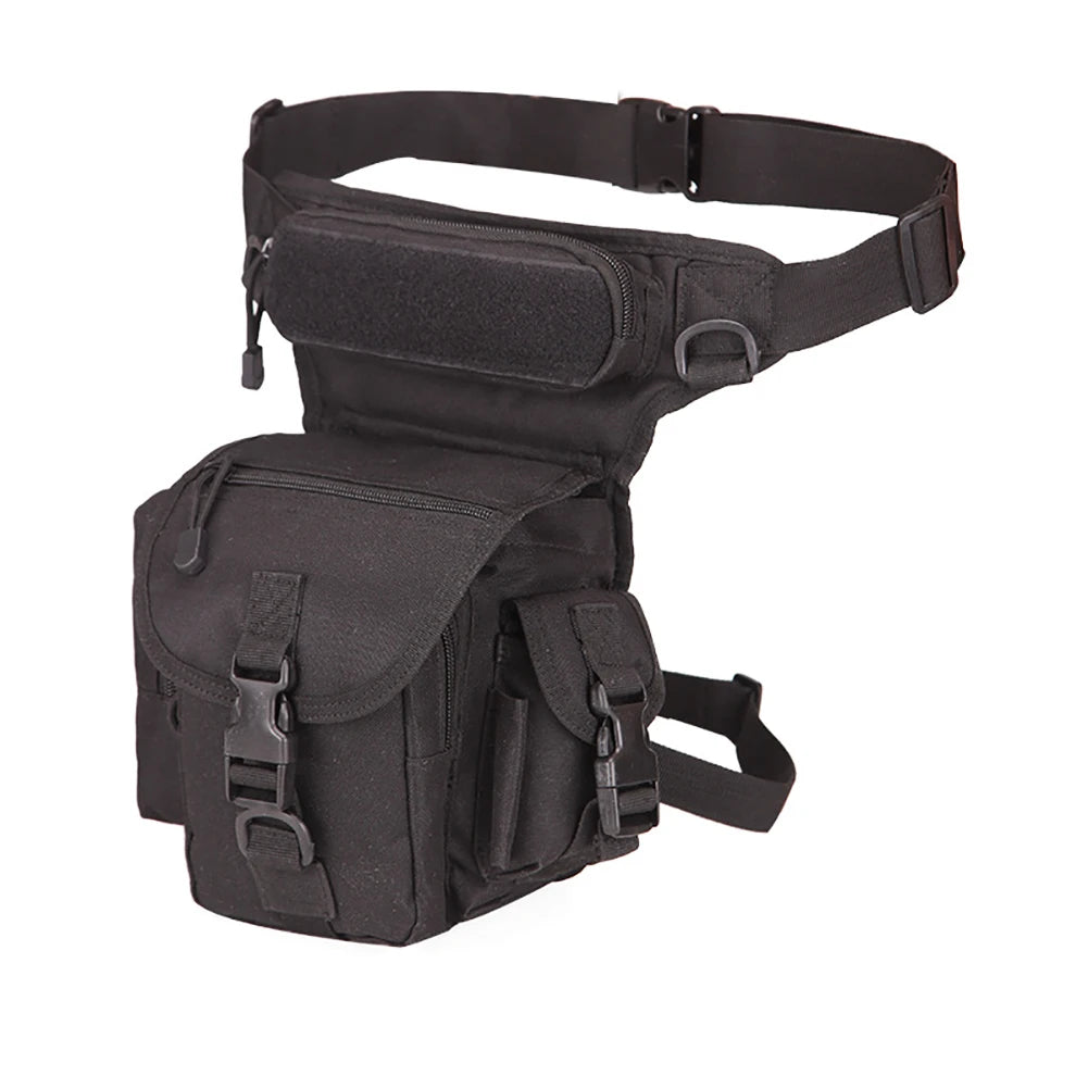 Men's Camo Drop Leg Bag Utility Waist Belt Pack